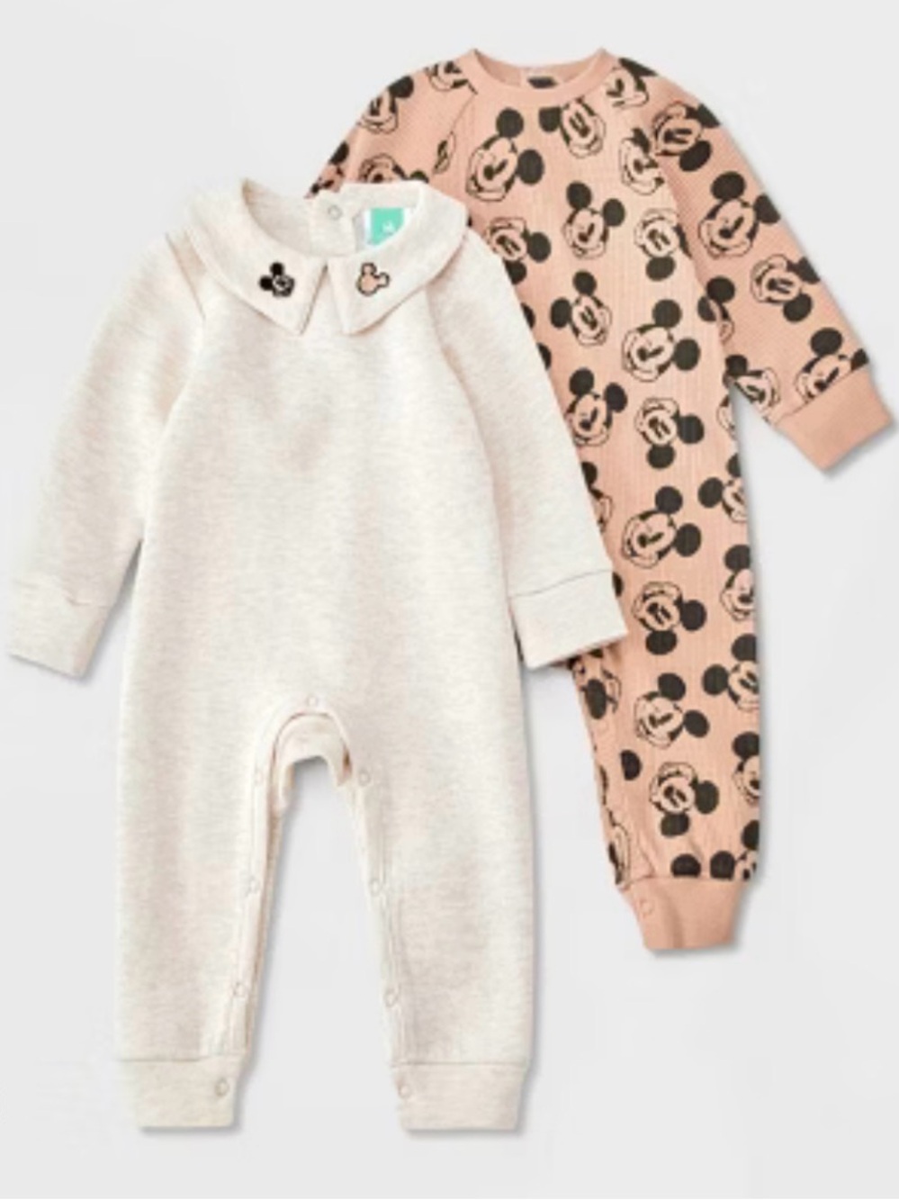 Disney Mickey Mouse Baby Footie Pajama Set Baby 6/9M